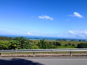 The view on our drive to Las Terrenas